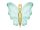 Foil Balloon Butterfly, 69x69 cm, mint
