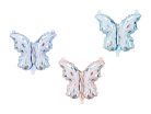 Foil Balloons for Garland Butterflies, mix, 19x23 cm (1 pkt / 21 pc.)