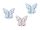 Foil Balloons for Garland Butterflies, mix, 19x23 cm (1 pkt / 21 pc.)