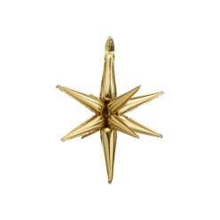 3D fólia lufi Star, 105cm, arany