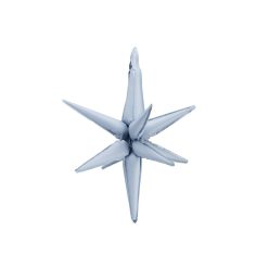3D fólia lufi Star, 105cm, ködkék