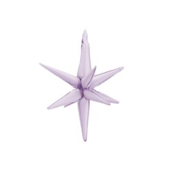 3D fólia lufi Star, 70cm, lila