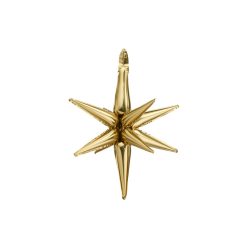 3D fólia lufi Star, 70cm, arany