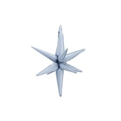 3D fólia lufi Star, 70cm, ködkék