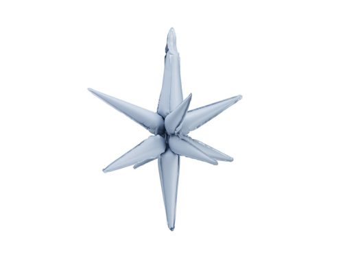 3D fólia lufi Star, 70cm, ködkék