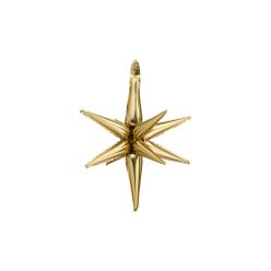 3D fólia lufi Star, 50cm, arany