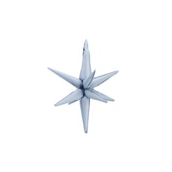 3D fólia lufi Star, 50cm, ködkék