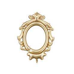 Fólia léggömb keret, 78x95 cm, arany