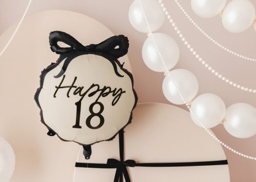 Fólia Balloon Pill Happy ''18'', 47,5x45 cm, mix