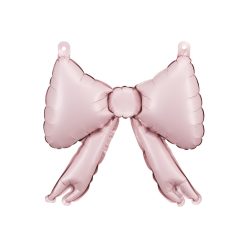   Foil balloons for garlands Bows, 25.5 x 25 cm, powder pink (1 pkt / 5 pc.)
