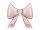 Foil balloons for garlands Bows, 25.5 x 25 cm, powder pink (1 pkt / 5 pc.)