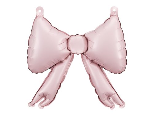 Foil balloons for garlands Bows, 25.5 x 25 cm, powder pink (1 pkt / 5 pc.)