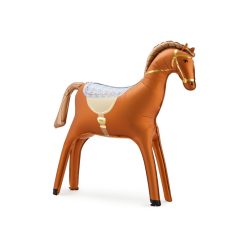 Fóliás léggömb ló, 112x97 cm, mix