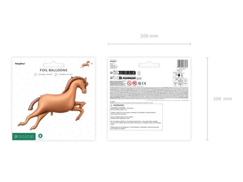 Fóliás Balloon Horse, 125x100cm, mix