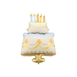 Fóliás lufitorta, 62x104 cm, mix