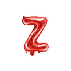   Fólia léggömb betű ''Z'', 35cm, piros