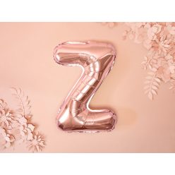   Fólia léggömb betű ''Z'', 35cm, vörös arany