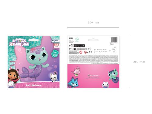 MerCat fólia lufi többszínű, 80x82 cm, mix