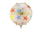 Congrats fólia lufi, kerek, 35x35 cm, több színben
