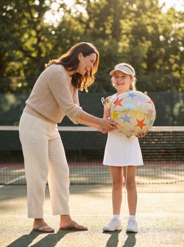 Congrats fólia lufi, kerek, 35x35 cm, több színben