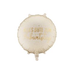   Fólia lufi kerek 'Alles Gute Zum Geburtstag', 35x35 cm, vegyes