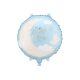 Witaj w domu fólia léggömb kék, 35x35 cm, dekoráció