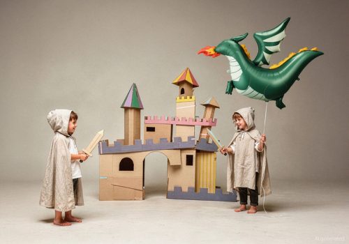 Sárkány alakú fólia lufi, 120x90 cm, zöld-mint színben