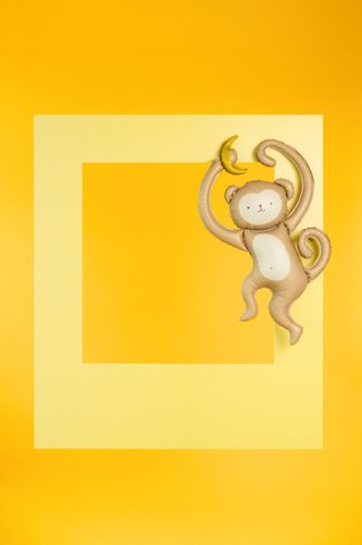 Fólia fólia lufi majom, 51x88 cm, bézs és krém színben