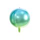 Fóliás Balloon Ombre Ball, kék és zöld, 35cm