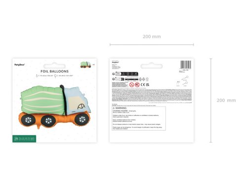 Fólia lufi Betonkeverő Mixer, vegyes színekben, 81x48 cm