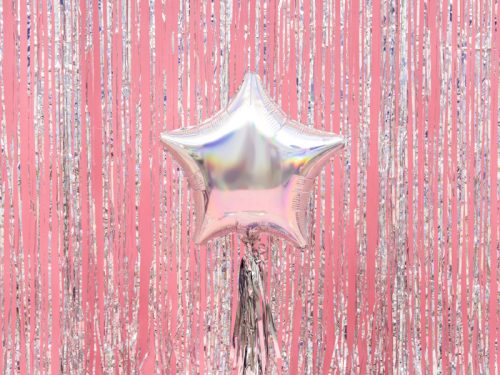 Foil Balloon Star, 48cm, iridescent