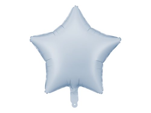 Fóliás Balloon Star, 48cm, ködkék