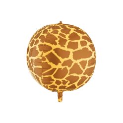 Fólia lufi zsiráfmintával, 75 cm, színkeverék