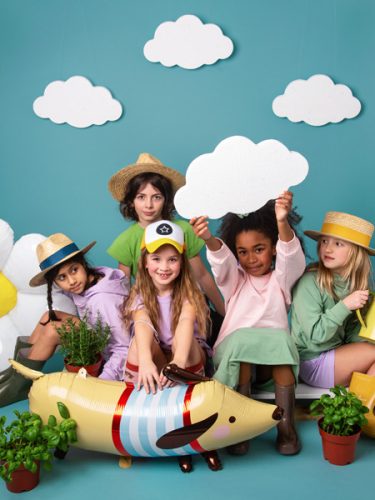 Fóliás ballon tacskó, 96x58, mix