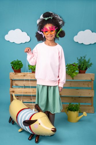 Fóliás ballon tacskó, 96x58, mix