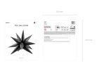 Fólia lufi Star 3D, 95cm, fekete