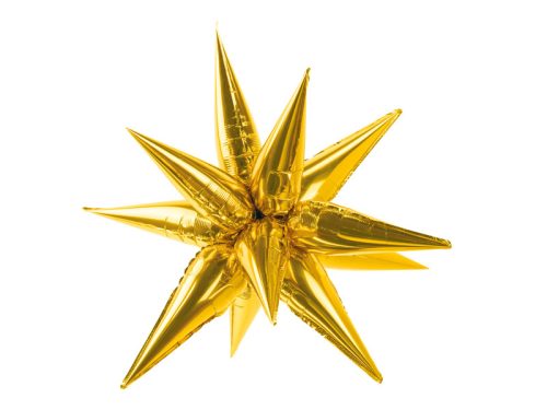 Fólia lufi Star 3D, 95cm, arany