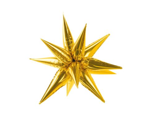 Fólia lufi Star 3D, 70cm, arany