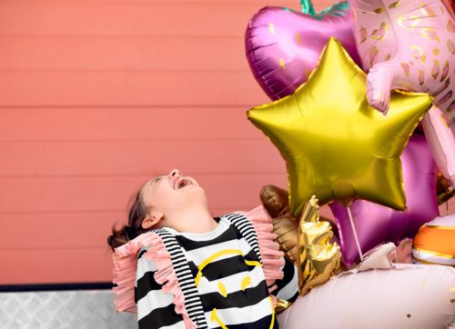 Fólia lufi Star, 70cm, arany