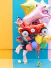 Fóliás Balloon Autó, 111x63 cm, mix