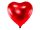 Foil Balloon Heart, 45cm, red