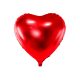 Foil Balloon Heart, 45cm, red