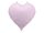 Fólia léggömb szív, 45 cm, lila