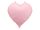 Foil Balloon Heart, 45cm, pink