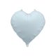 Foil Balloon Heart, 45cm, misty blue