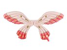 Foil Balloon Butterfly Wings, Matte Pink, 102 x 50 cm