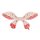 Foil Balloon Butterfly Wings, Matte Pink, 102 x 50 cm