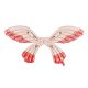 Foil Balloon Butterfly Wings, Matte Pink, 102 x 50 cm