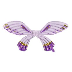 Foil Balloon Butterfly Wings, Matte Purple, 102 x 50 cm