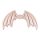 Foil Balloon Bat Wings, Pink Holographic, 85 x 50 cm